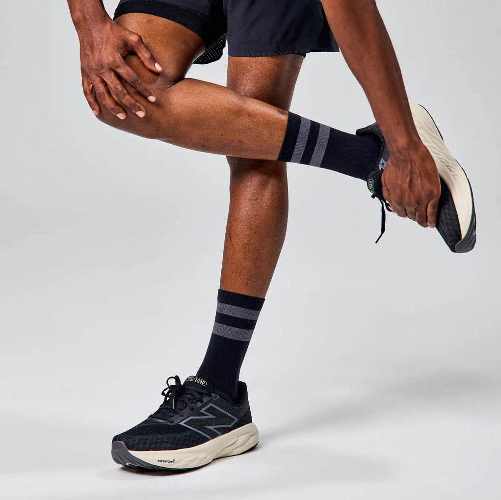 Black High Top Stripe