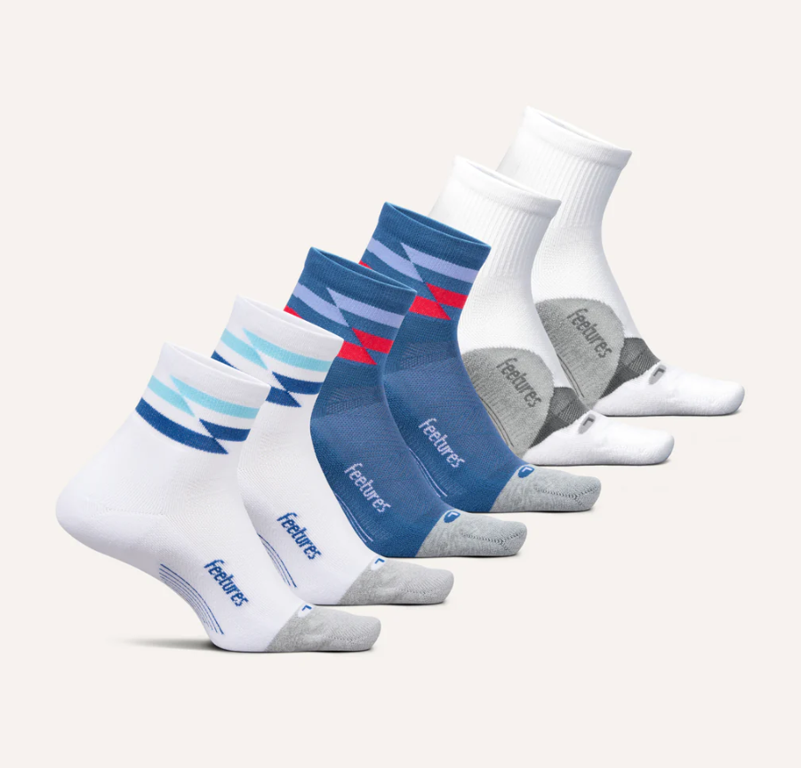 Blue White Track Mix